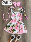 Pink Colour GURUKRUPA Girls Fancy Party Wear One Piece Kids Colllection GK-02